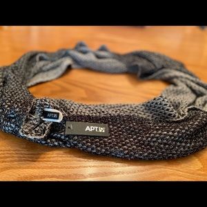NWT Apt. 9 Black/Silver Scarf 🧣🖤🤍✨